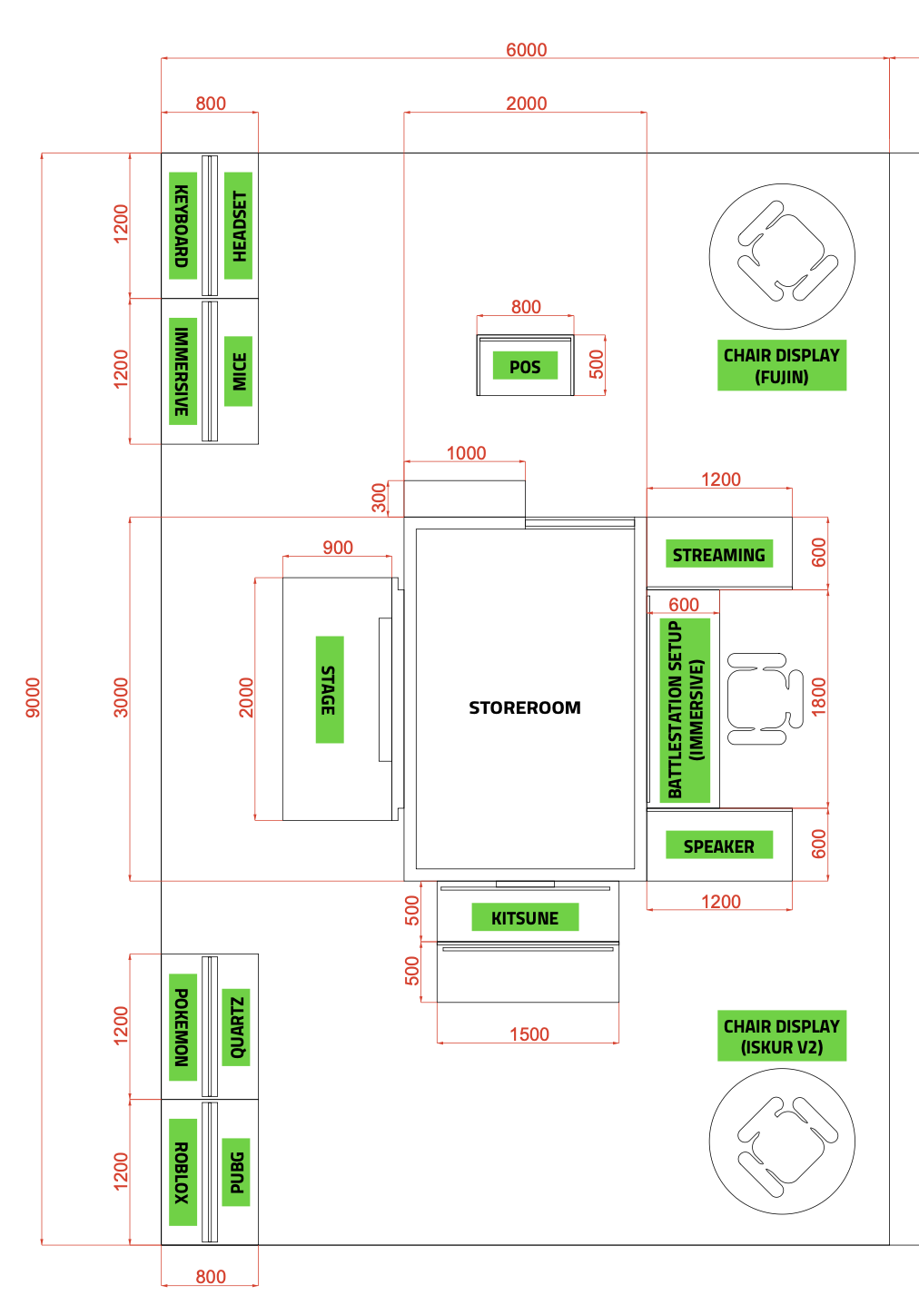 Commart Thailand 2024 floorplan